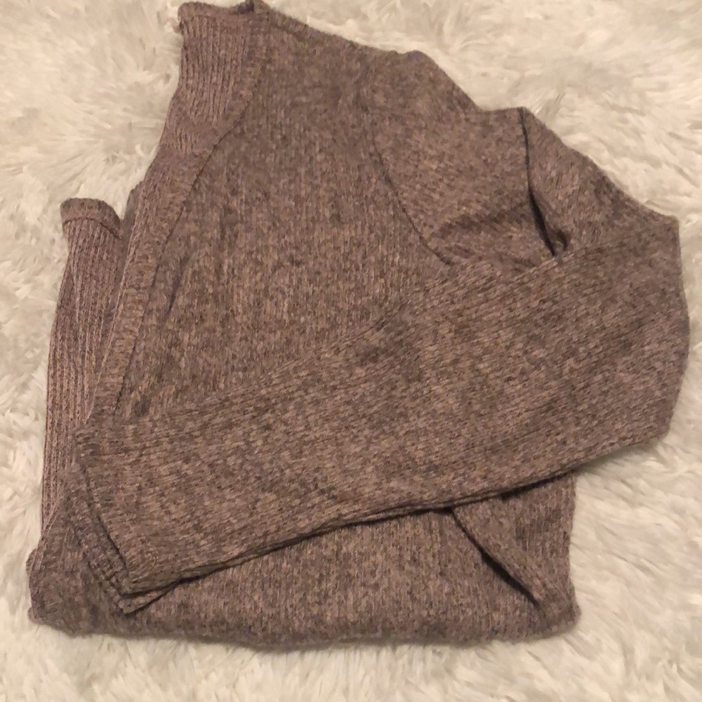 Long Sleeve Brushed Pink Cozy Open Cardigan Size Small - Picture 2 of 7